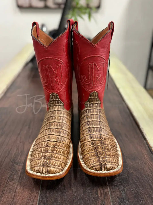 Caiman Tail- Peanut Butter 11D Men’s western boots