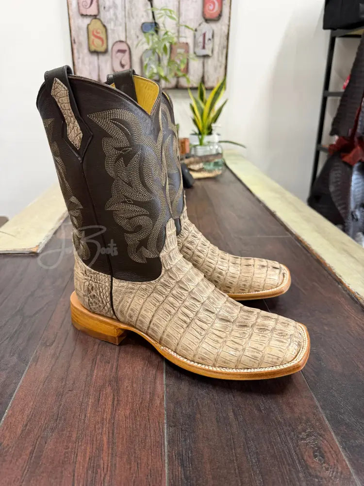 Caiman Tail- Safari - Cowboy boots