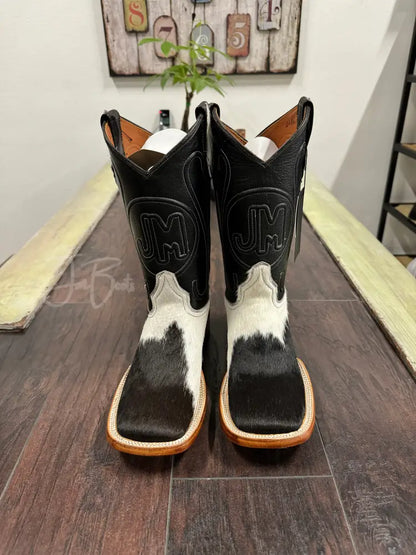 Cowhide-Bl/wh triple seam - 6.5EE - Men’s western boots