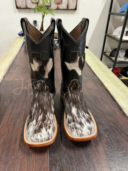 Cowhide-Bl/wh triple seam - 6.5EE - Men’s western boots