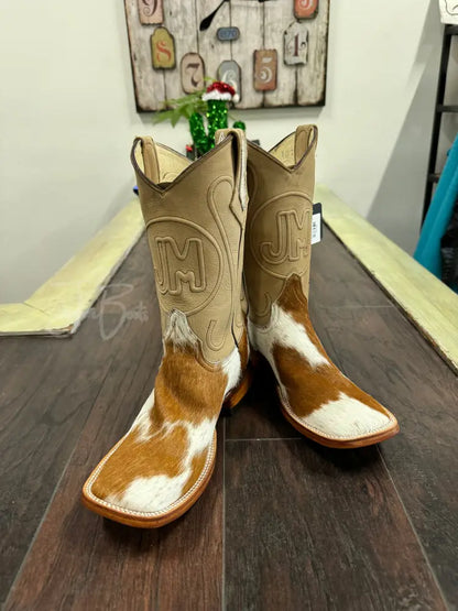 Cowhide br/wh 6EE 6EE Cowboy boots