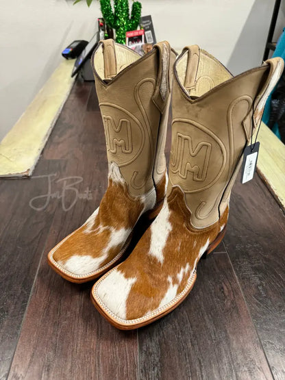 Cowhide br/wh 6EE 6EE Cowboy boots