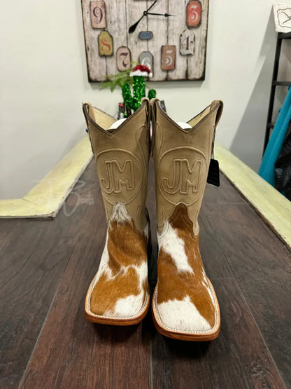 Cowhide br/wh 6EE 6EE Cowboy boots