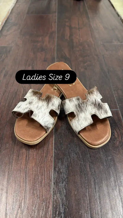 Cowhide sandals - 9
