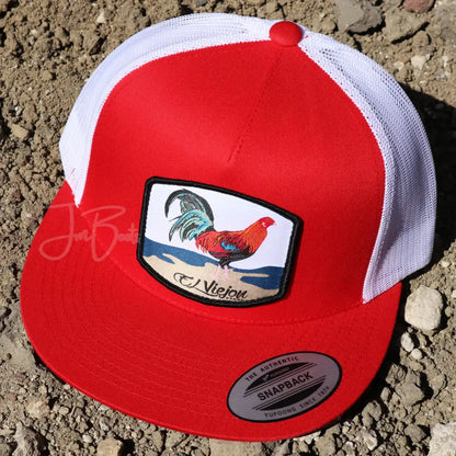 El Viejon - Gallo Red/White flat - Hats
