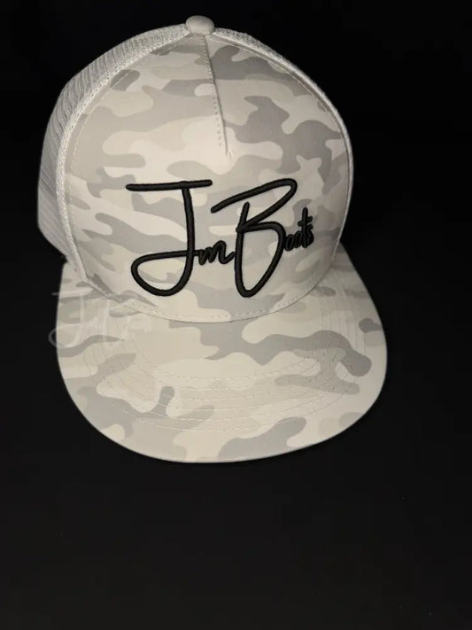 Gr/wh Camo blk JM Signature Hats