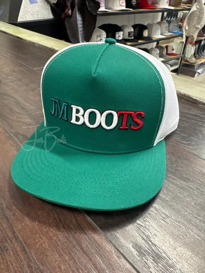 Green 3D Mexico JM Logo - Hats