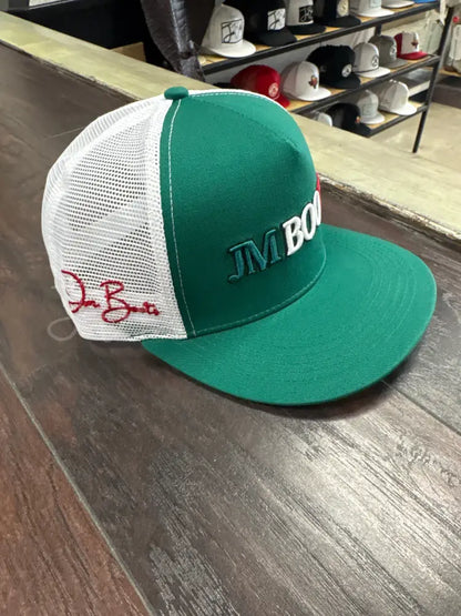 Green 3D Mexico JM Logo - Hats