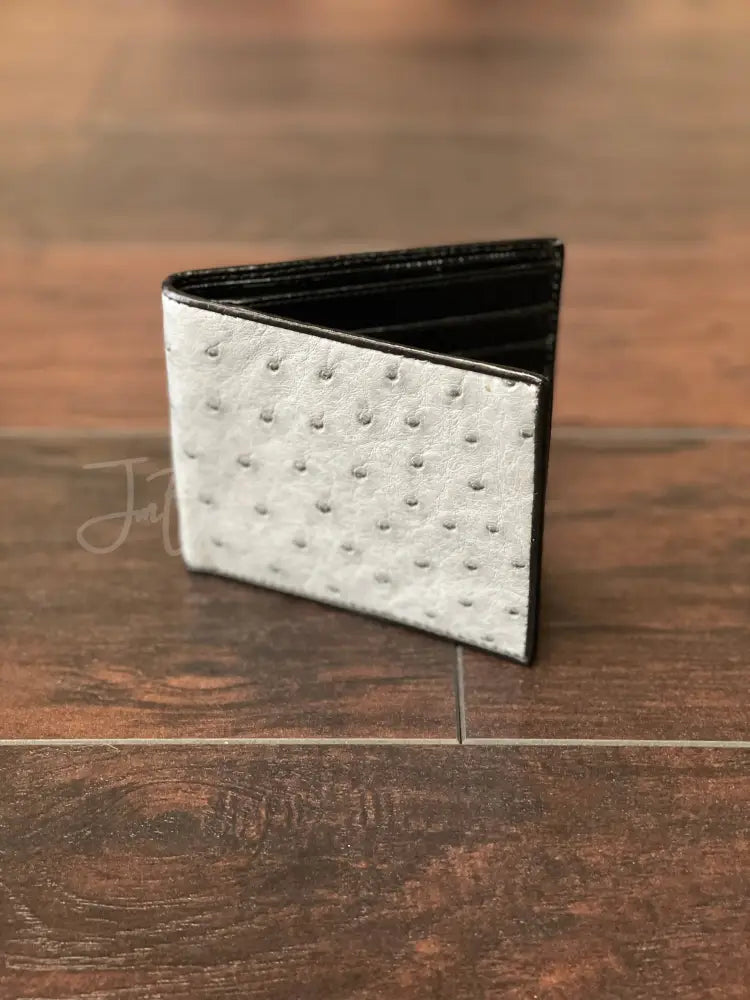 Grey wallet ostrich - Wallet