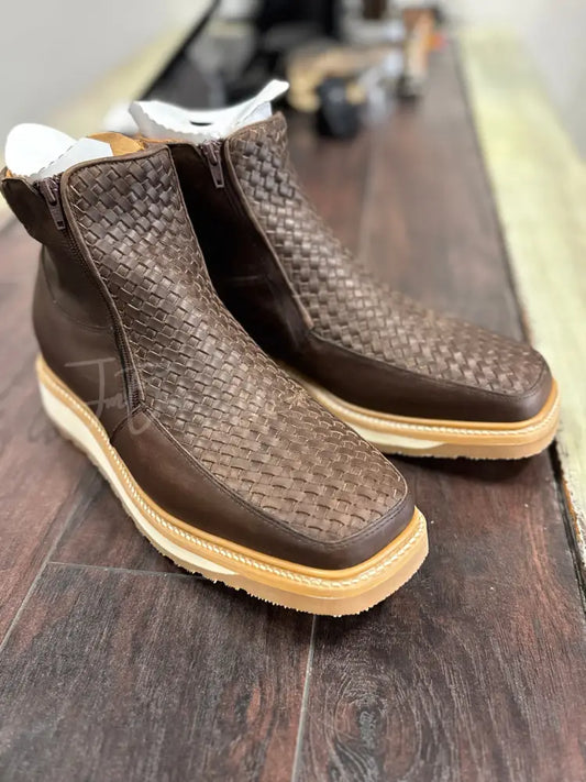 HT Botin Tejido Cafe - 11 US