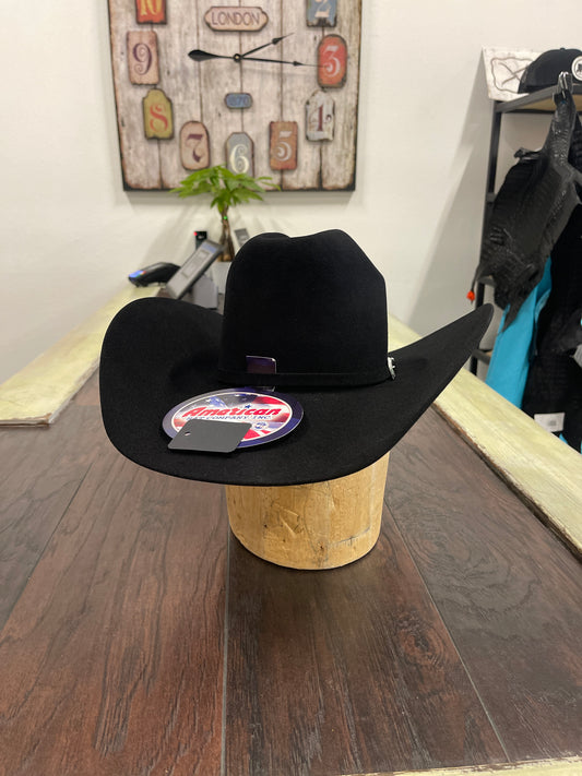 7X Black Felt American Hat