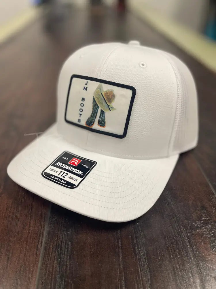 JM Boots/Hat - White - Hats
