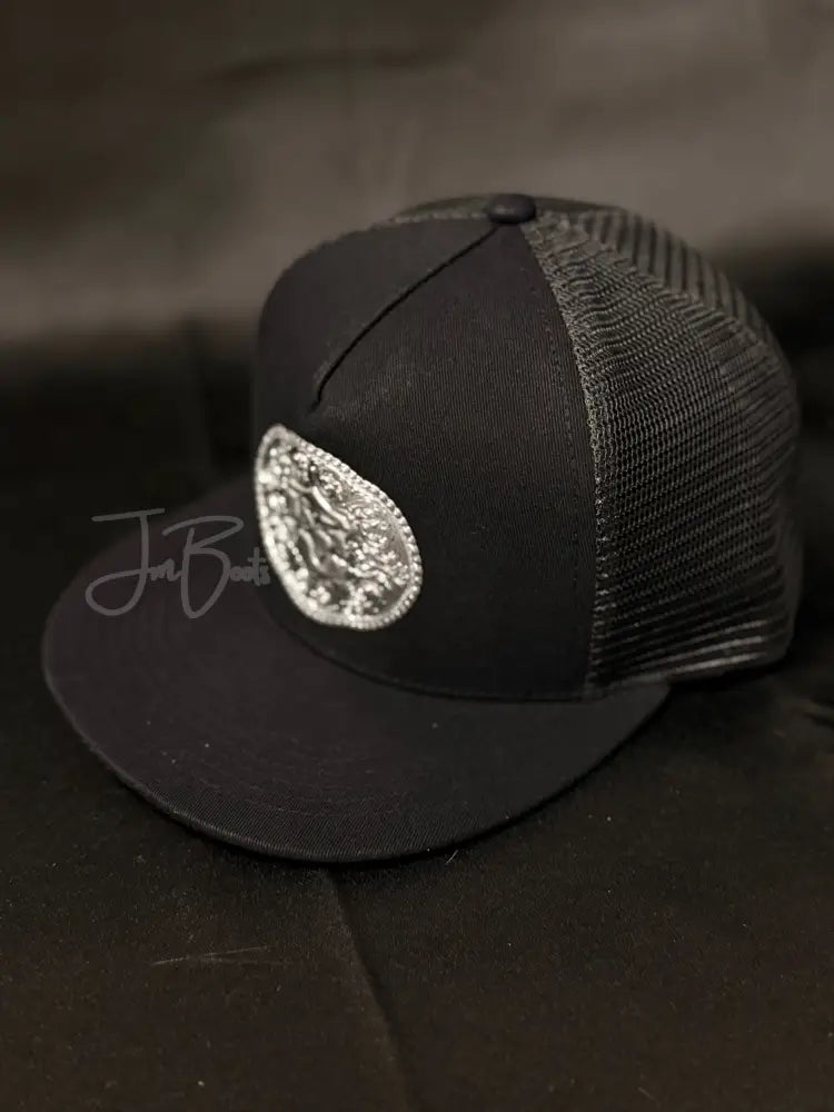 JM Buckle Cap~ Black - Hats