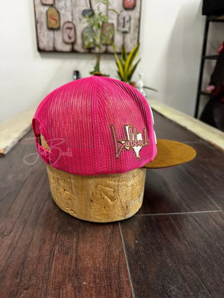 JM pink and brown