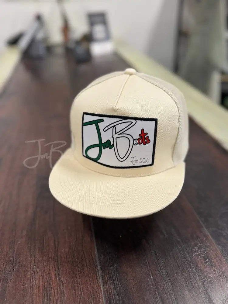JM Signature “Mx cream” flat bill - Hats