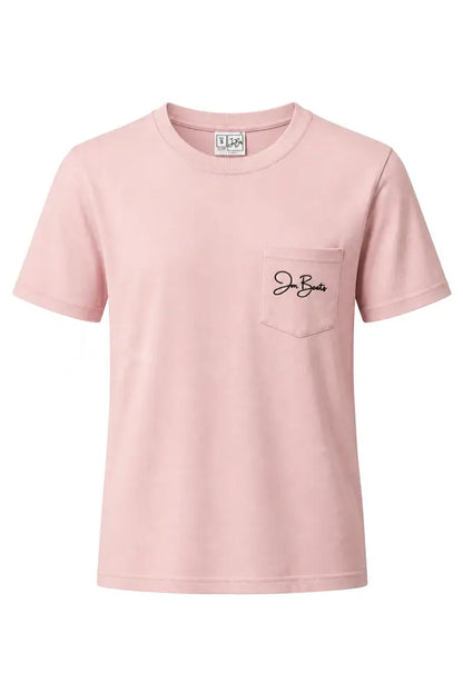 JM Signature Pocket Tee- Dusty Rose