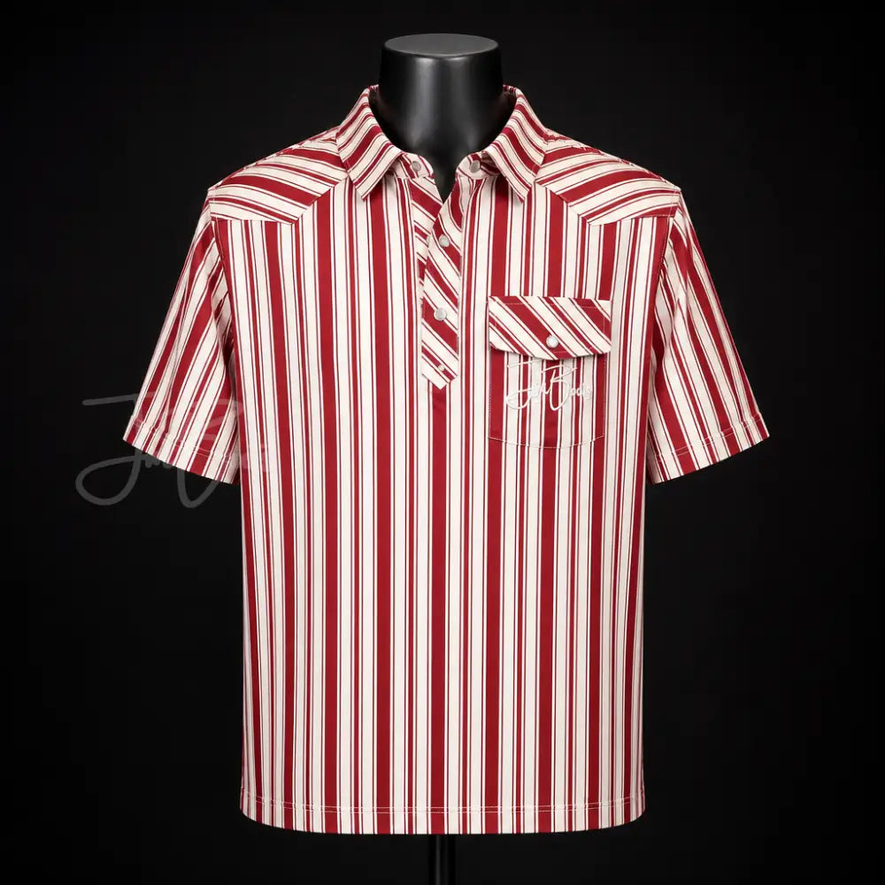 JM Signature Polo-Maroon