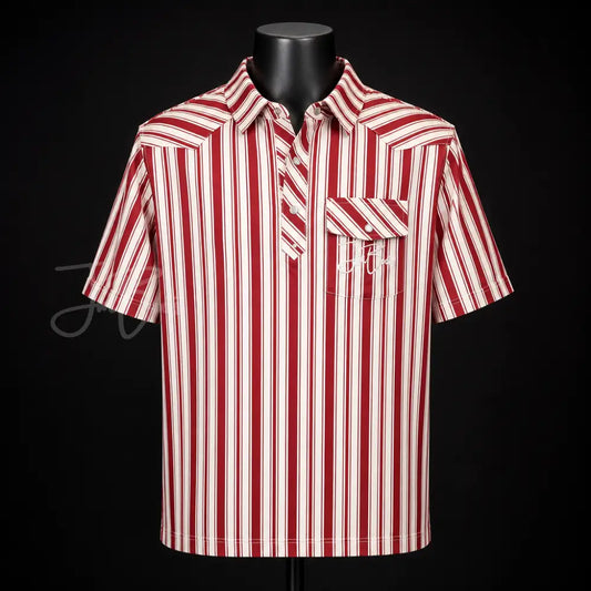 JM Signature Polo-Maroon