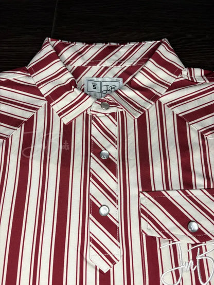 JM Signature Polo-Maroon