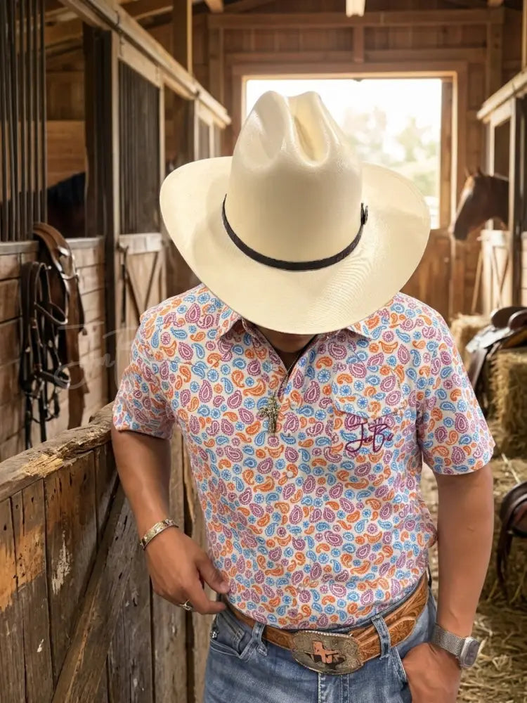JM Signature Polo- Paisley