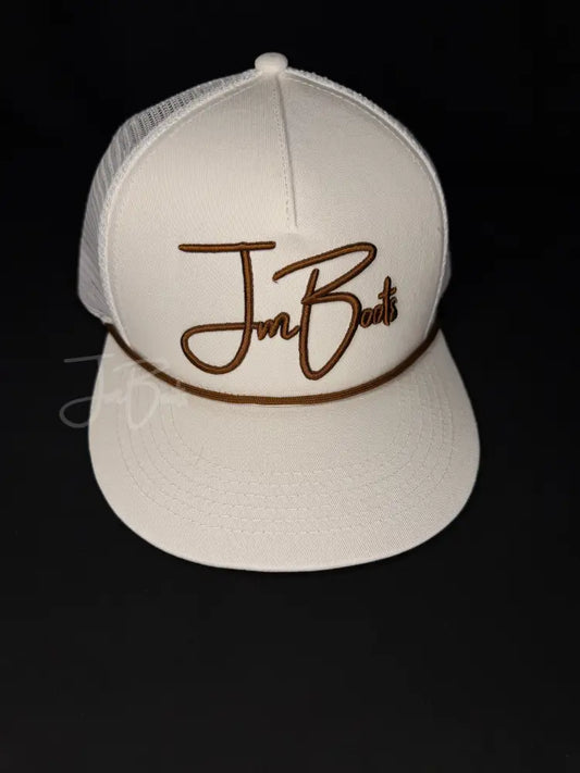 JM Signature White/Brown Hats