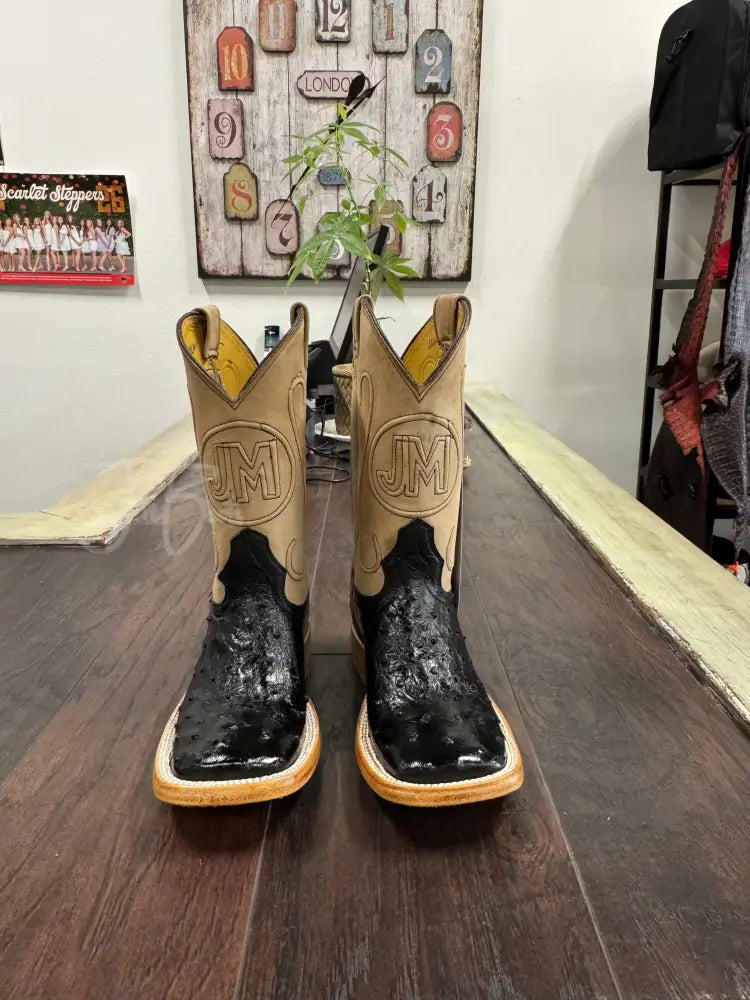 Kids Ostrich- black - Boots