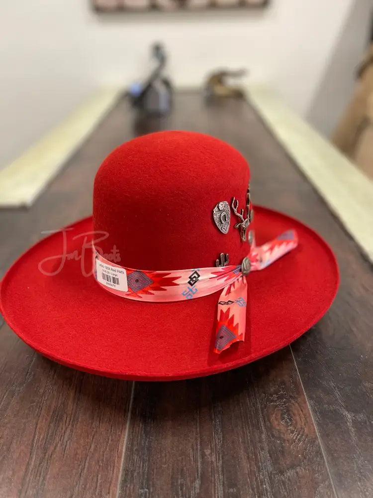 Ladies 100X Red Hats - Hats
