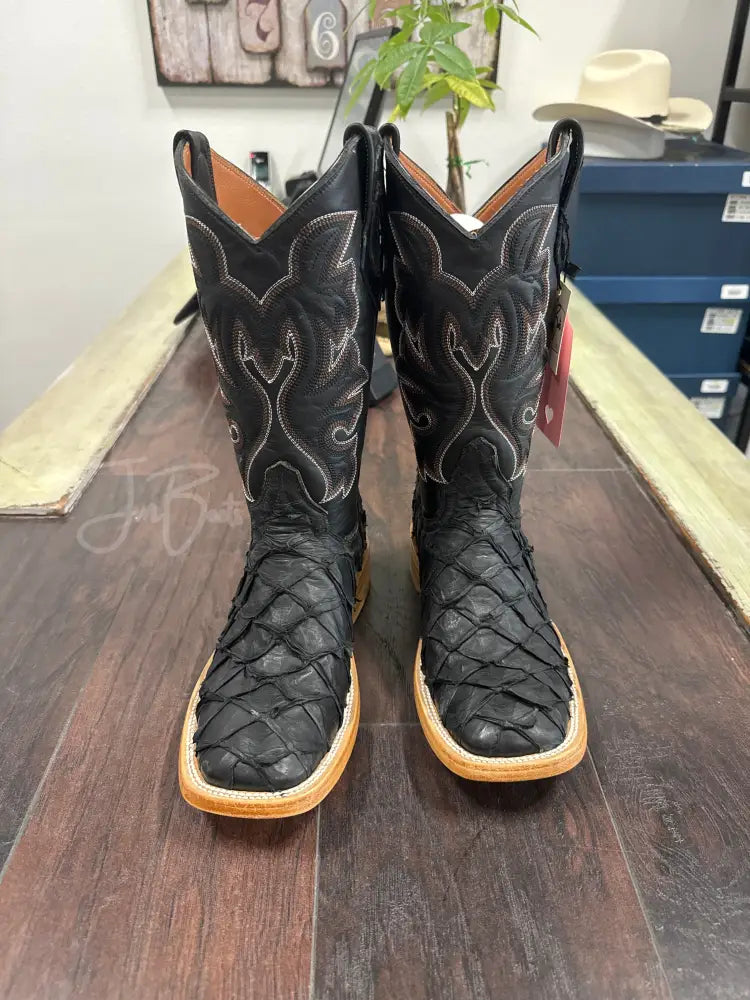 Ladies Pirarucu Matte Black - 7 EE - Boots