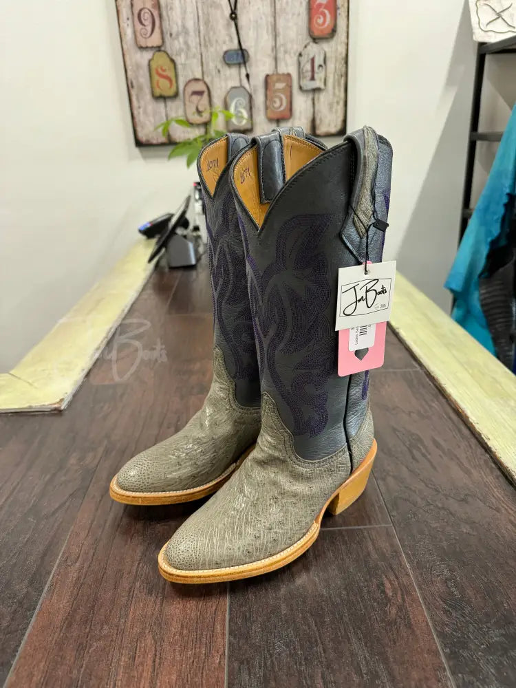Ladies Serpentine Ostrich - 7 - Boots