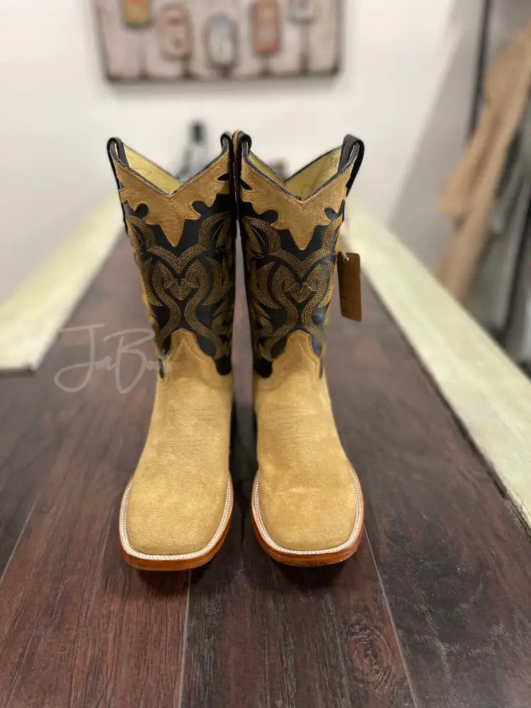 Ladies-Tan Roughout - 8.5 E - Boots