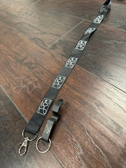 Lanyard/ 3-1 tool combo - 1 Lanyard, 1 black opener tool