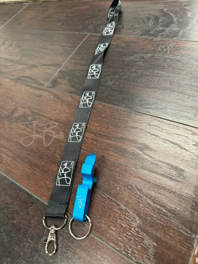 Lanyard/ 3-1 tool combo - 1 Lanyard, 1 blue opener tool