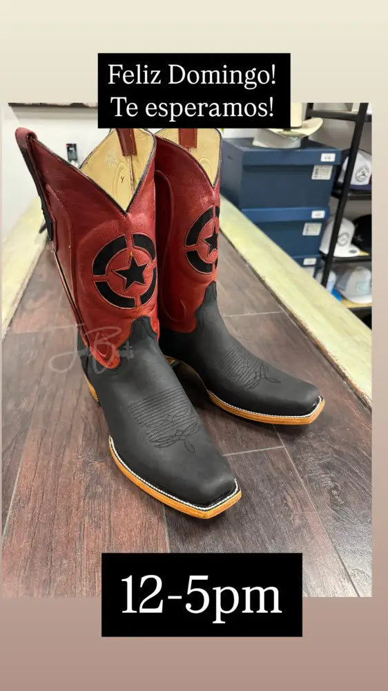 Leather - black - 10.5EE - Boots
