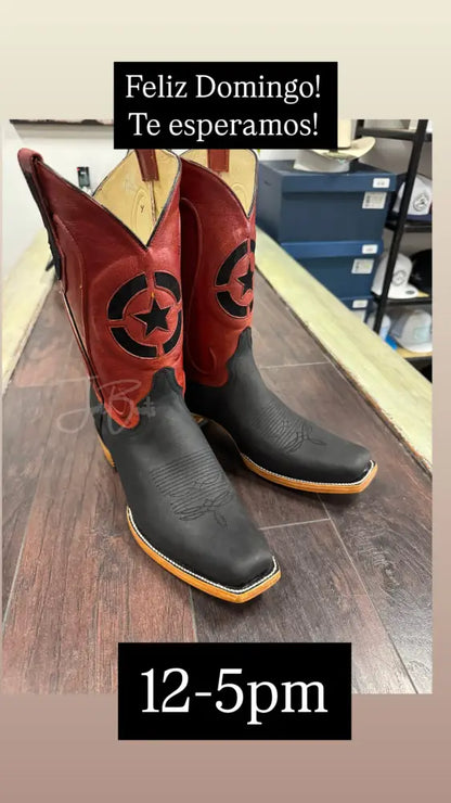 Leather - black - 10.5EE - Boots