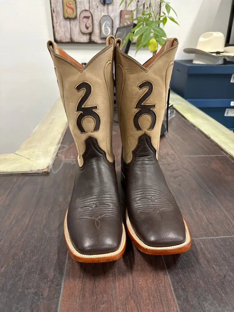 Leather- Dark Brown - 11 E - Boots