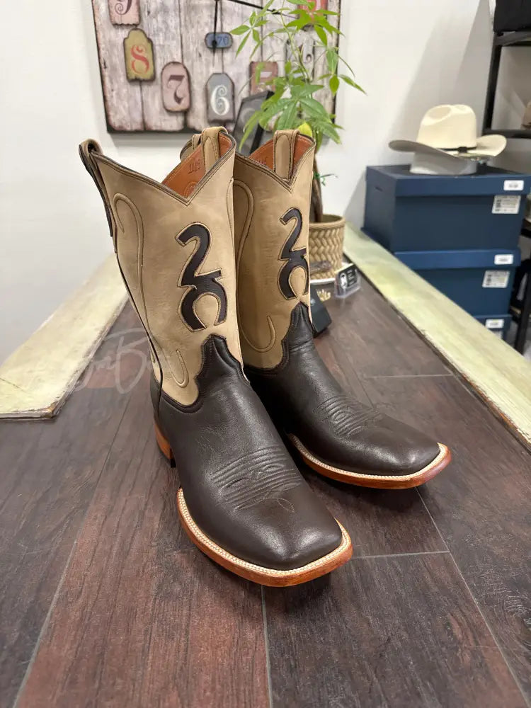 Leather- Dark Brown - 11 E - Boots