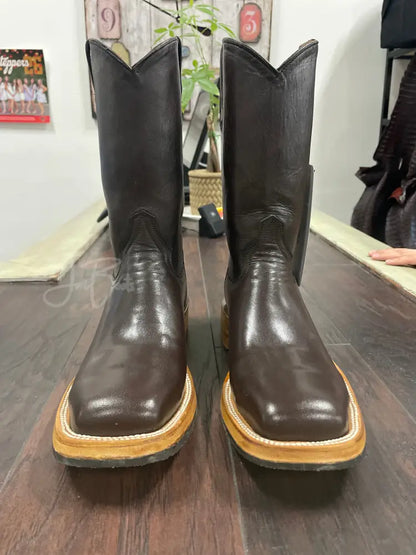 Leather- Dark Brown - 9.5 E - Boots