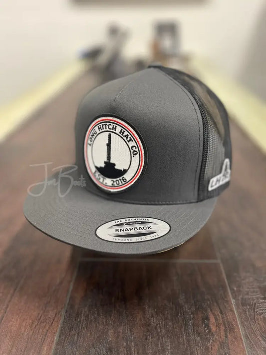 LHH Circle Patch-Charcoal - Hats