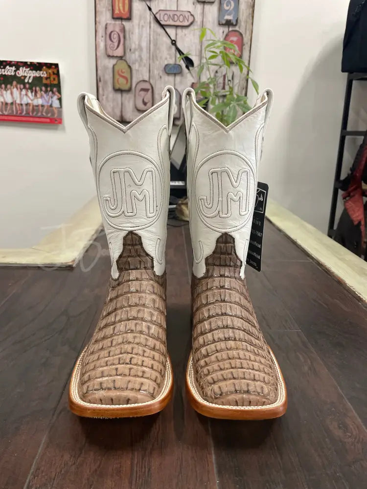 Lomo de Caiman- Mink and Black - 9 EE - Boots