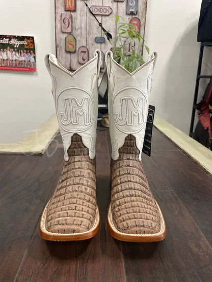 Lomo de Caiman- Mink and Black - 9 EE - Boots