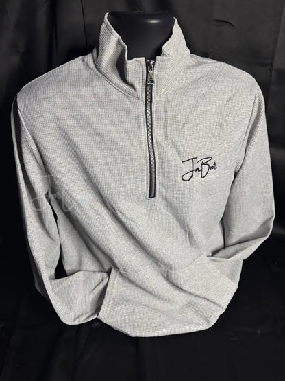 Men JM Signature Quarter Zip GR