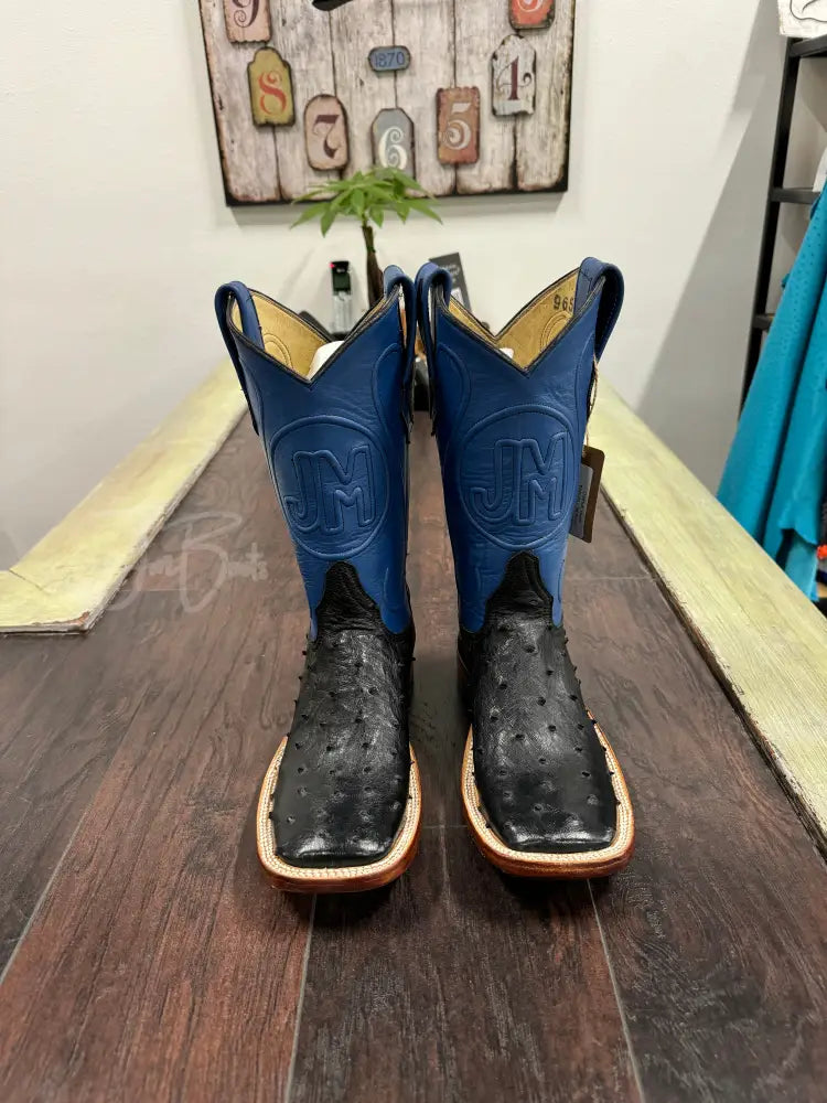 Ostrich black - 5.5 E - Boots