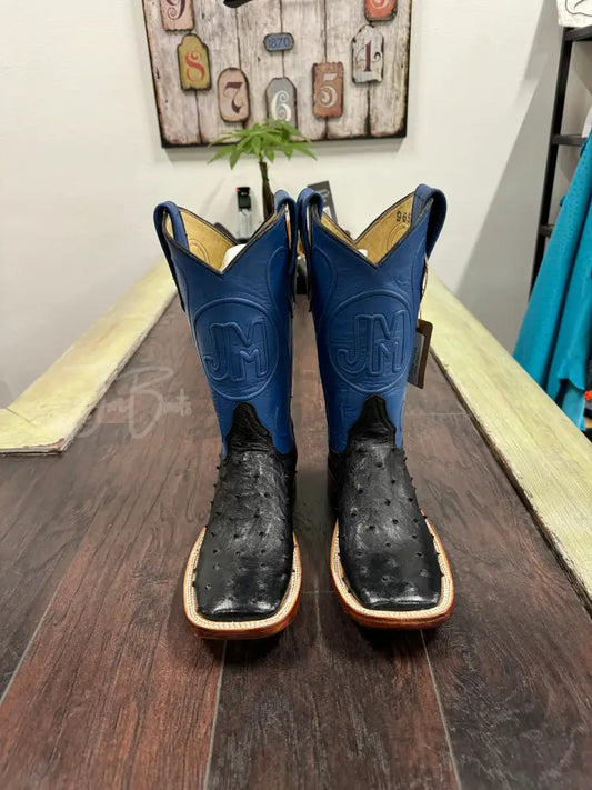 Ostrich black - 5.5 E - Boots