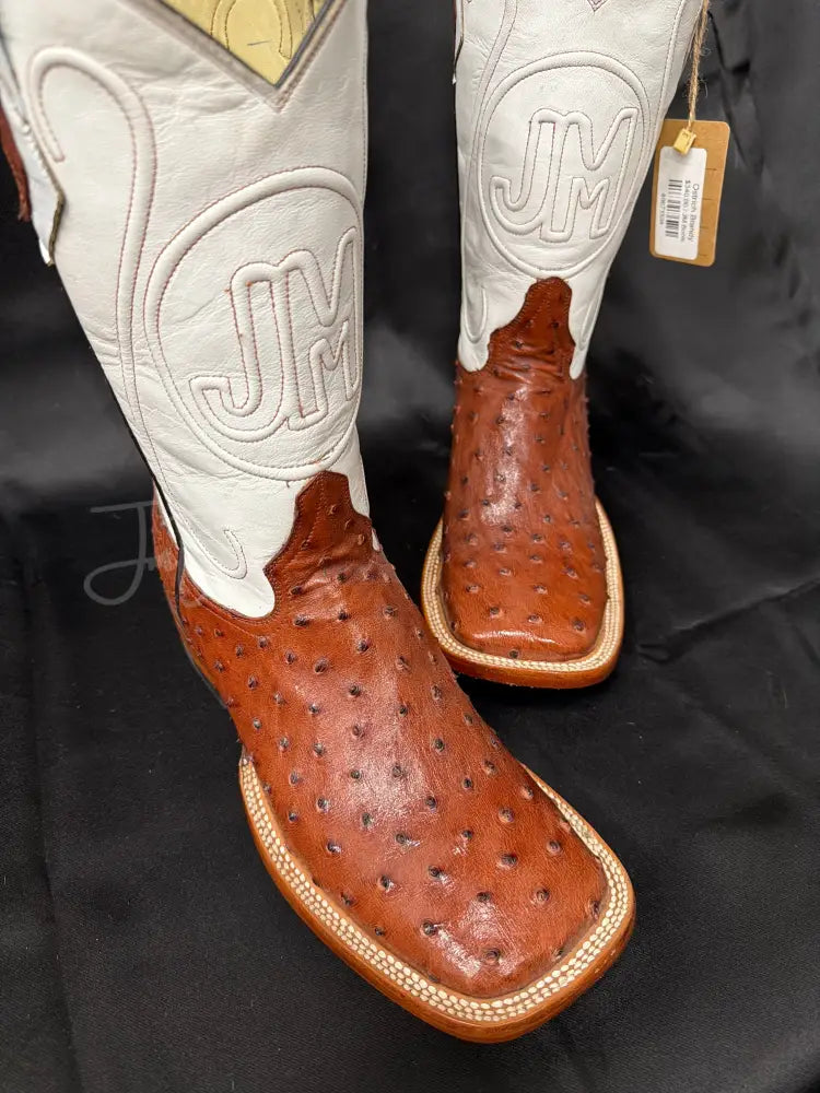 Ostrich Brandy Boots
