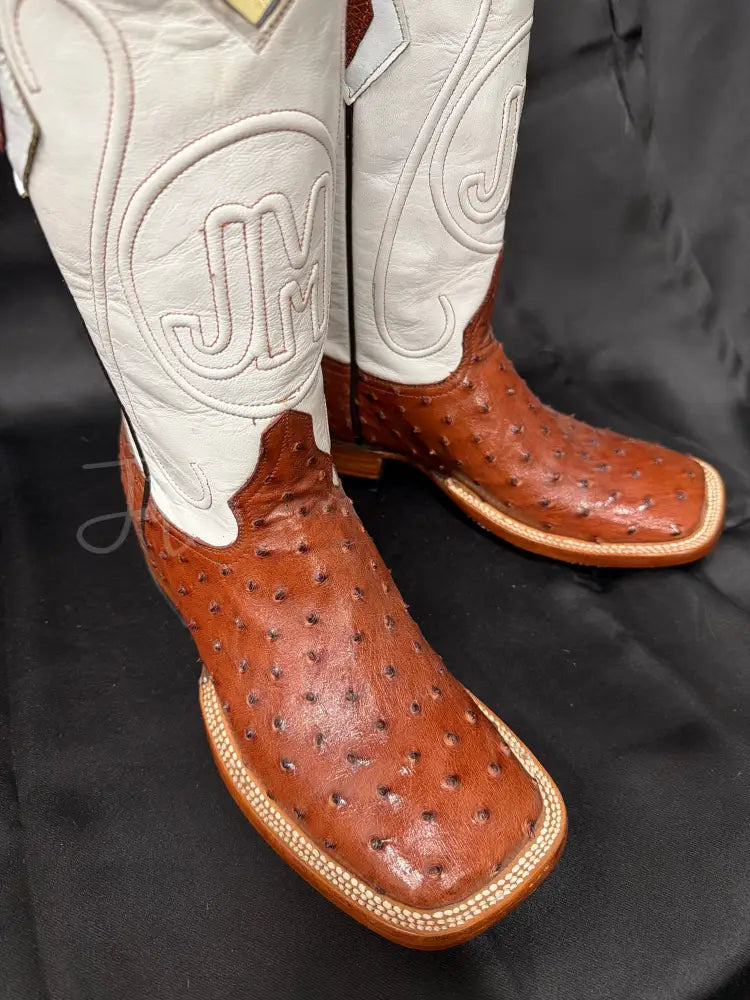 Ostrich Brandy Boots
