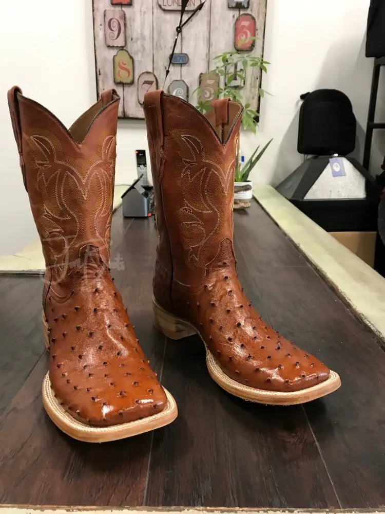 Ostrich - Brandy - Boots