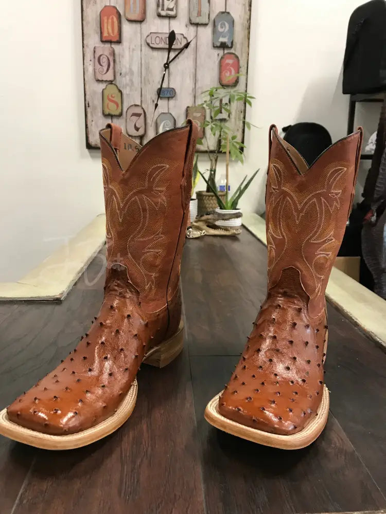 Ostrich - Brandy - Boots