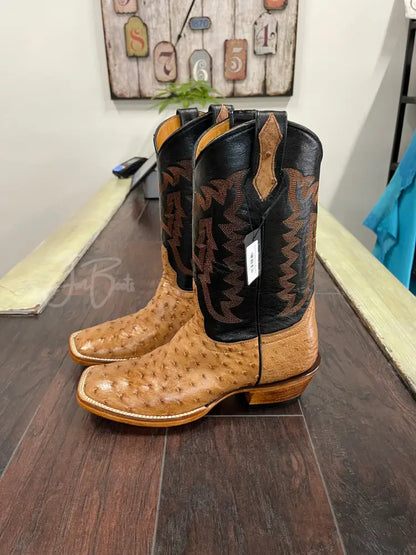 Ostrich Brandy Bruciato - 8.5 E - Boots