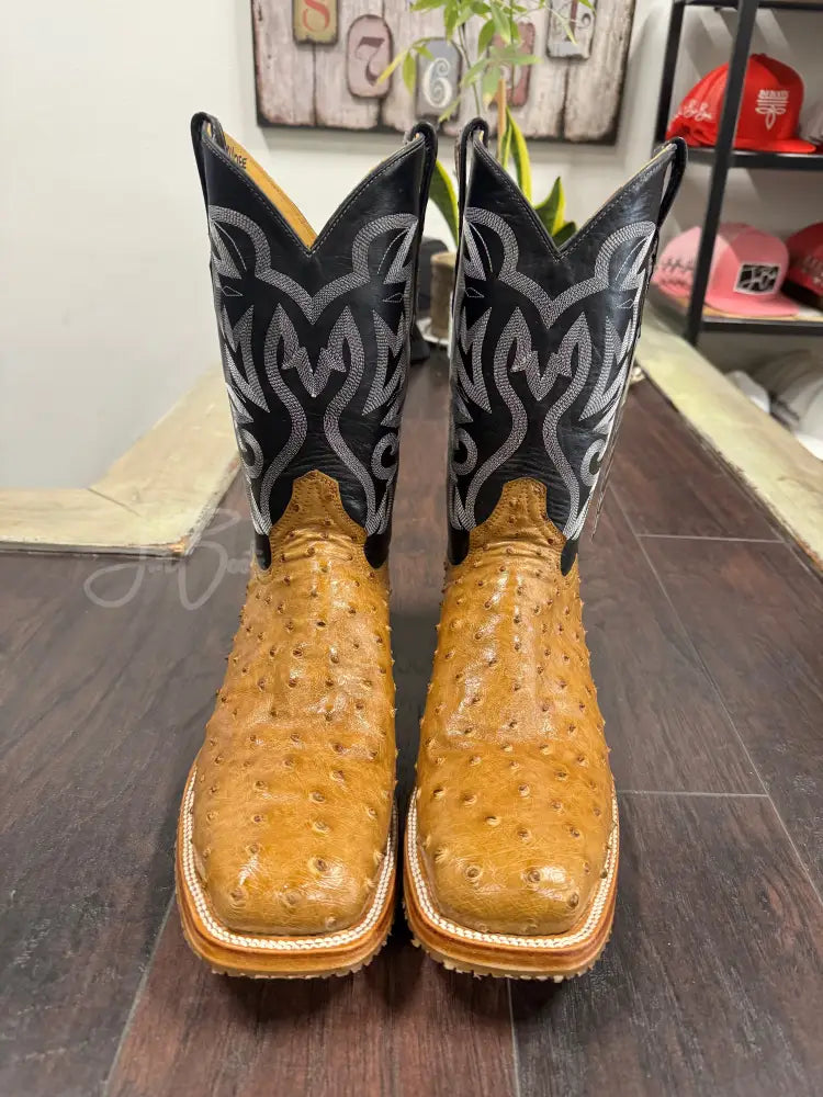 Ostrich- Brandy Bruciato Steel Toe - 12 1/2 EE - Boots