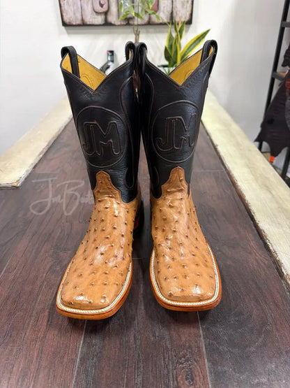 Ostrich- Dark Brown Bruciato - 9 EE - Boots